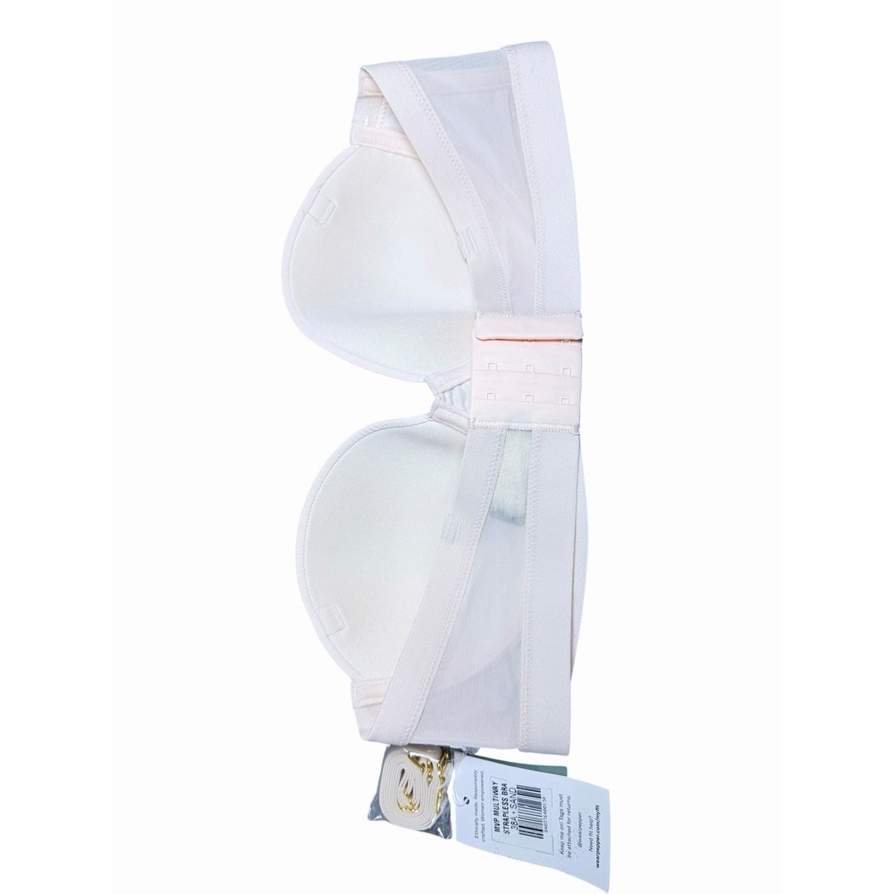 Pepper MVP Multiway Strapless Bra 38A Sand Convertible Balconette NWT - Picture 6 of 9
